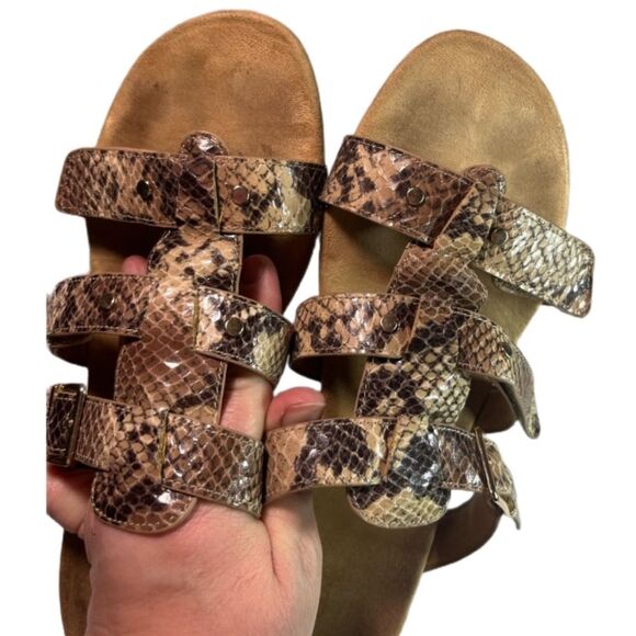 Vionic slip on SNAKE PRINT wedge sandal - Picture 10 of 10